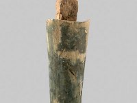 Aeg H 16  Aeg H 16, Spätzeit bis Ptolemäerzeit, Götterbart, Holz, L 20,0 cm, B 4,5 cm, T 4,8 cm : Bestandskatalog Ägypten, Museumsfoto: Claus Cordes
